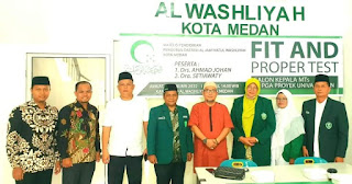 Fit and Propes Test Kepsek MTs Ex PGA Proyek Univa Medan  Hafiz Harahap : Pendidikan Al Washliyah Harus Jadi Teladan 